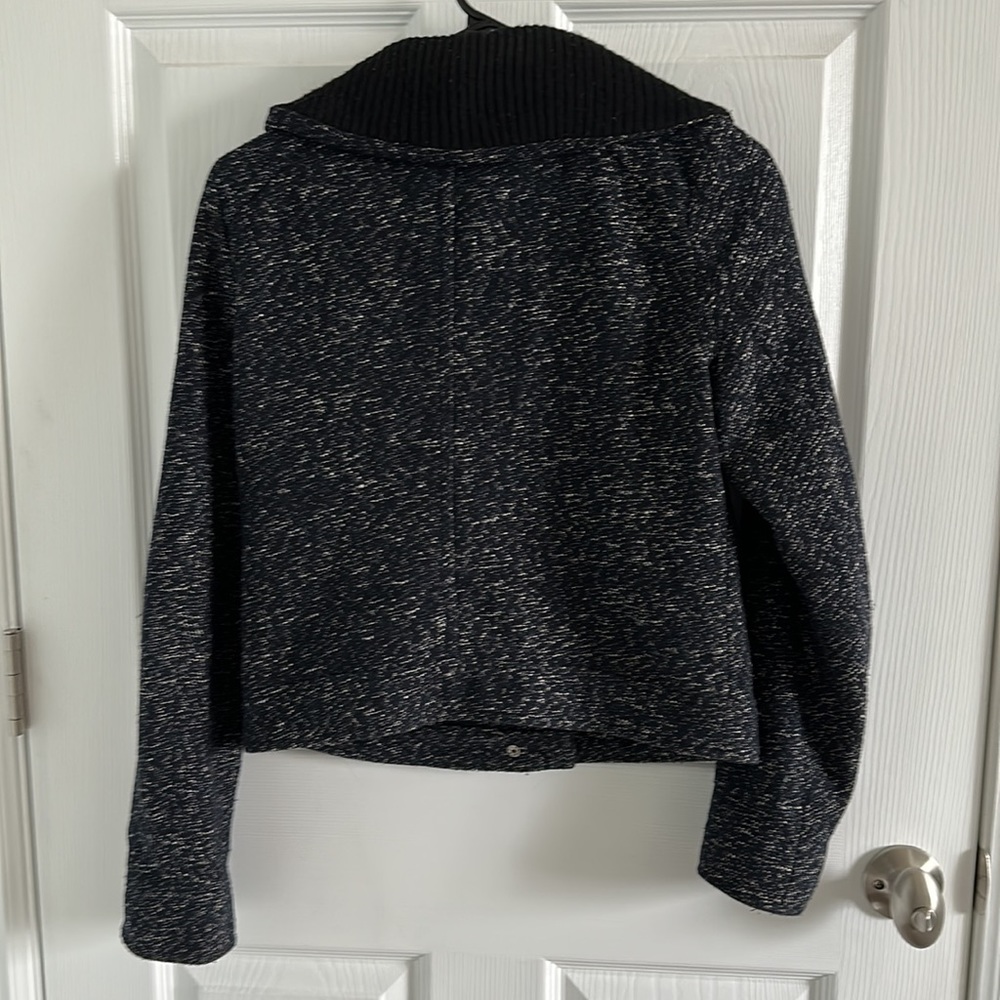 Gap Navy Snap Jacket, Size Small - image 2